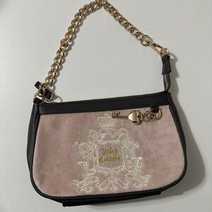 Juicy Couture Gold and Black Shoulder Bag